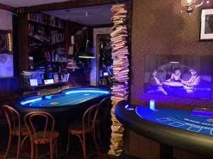 Poker table hire at Black Coffee Lyrics, Surfers Paradise, Gold Coast