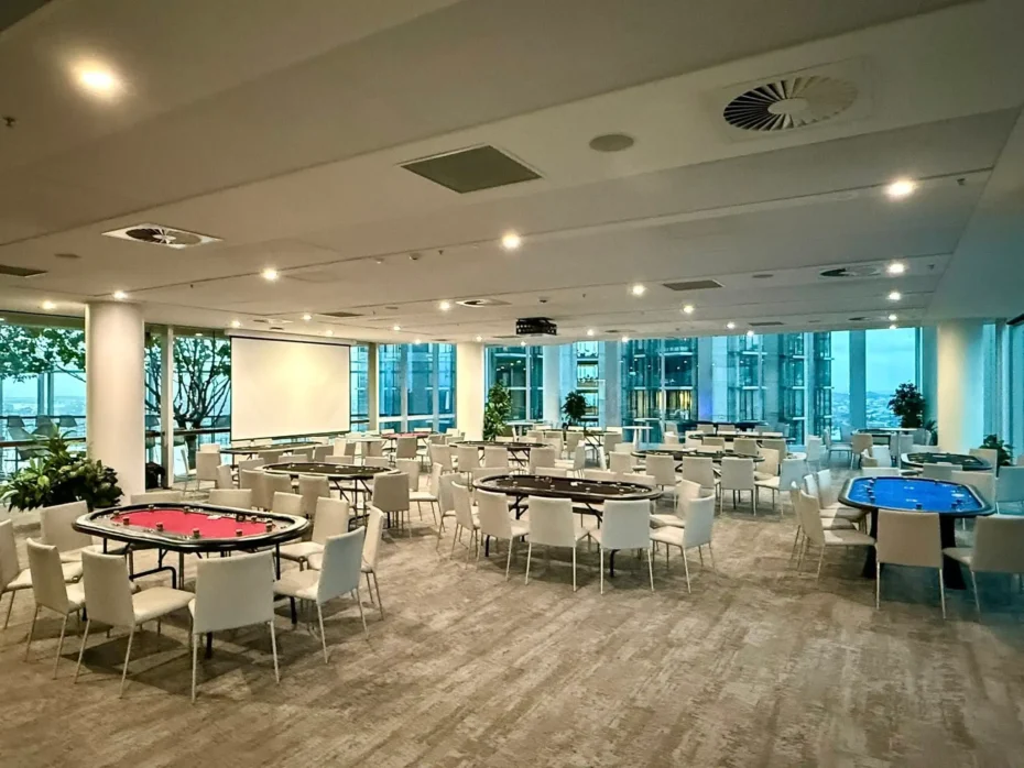 Corporate poker event, ready to go