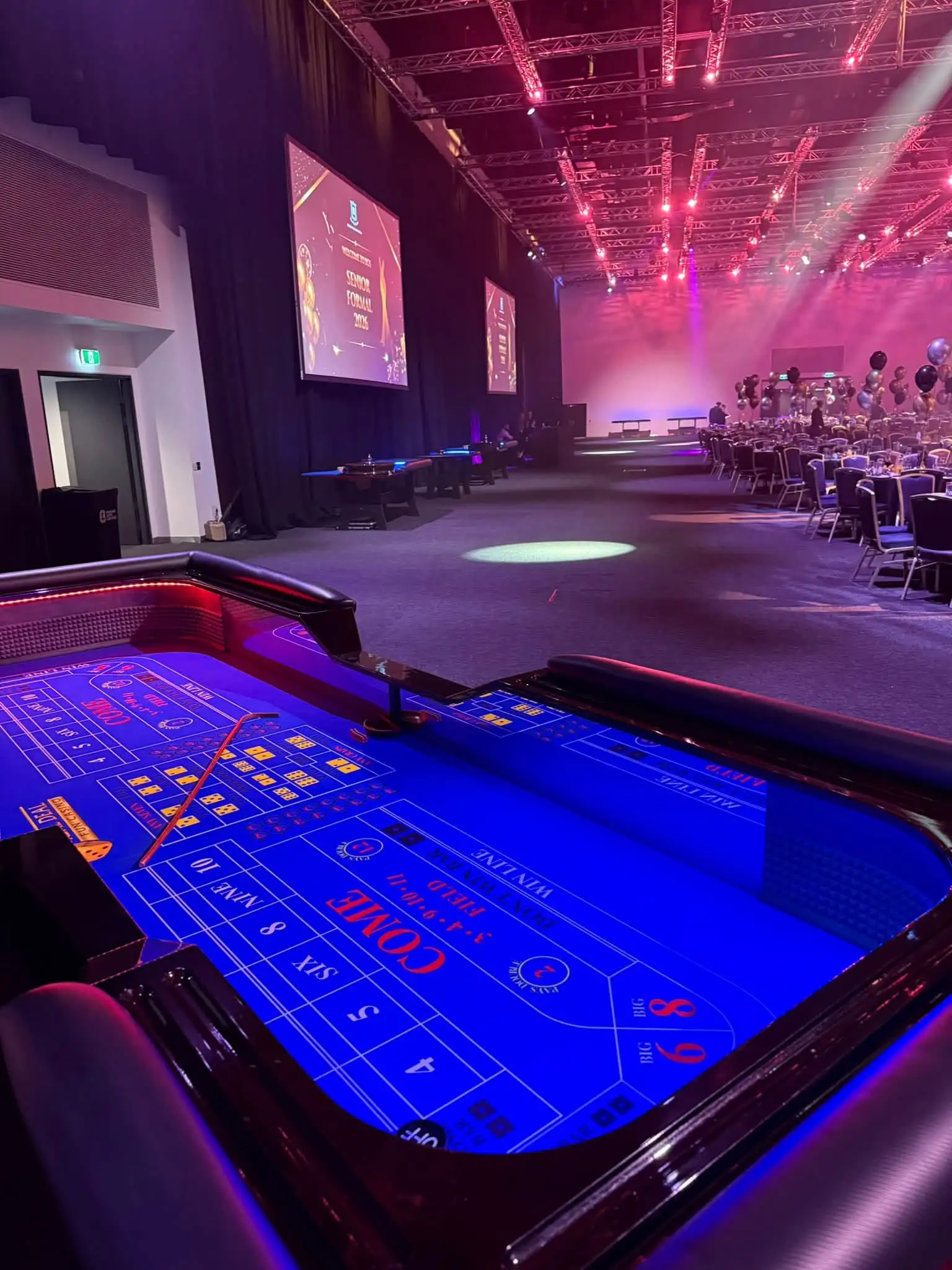 Fun Casino Brisbane entertainment with Roulette, Blackjack and Craps
